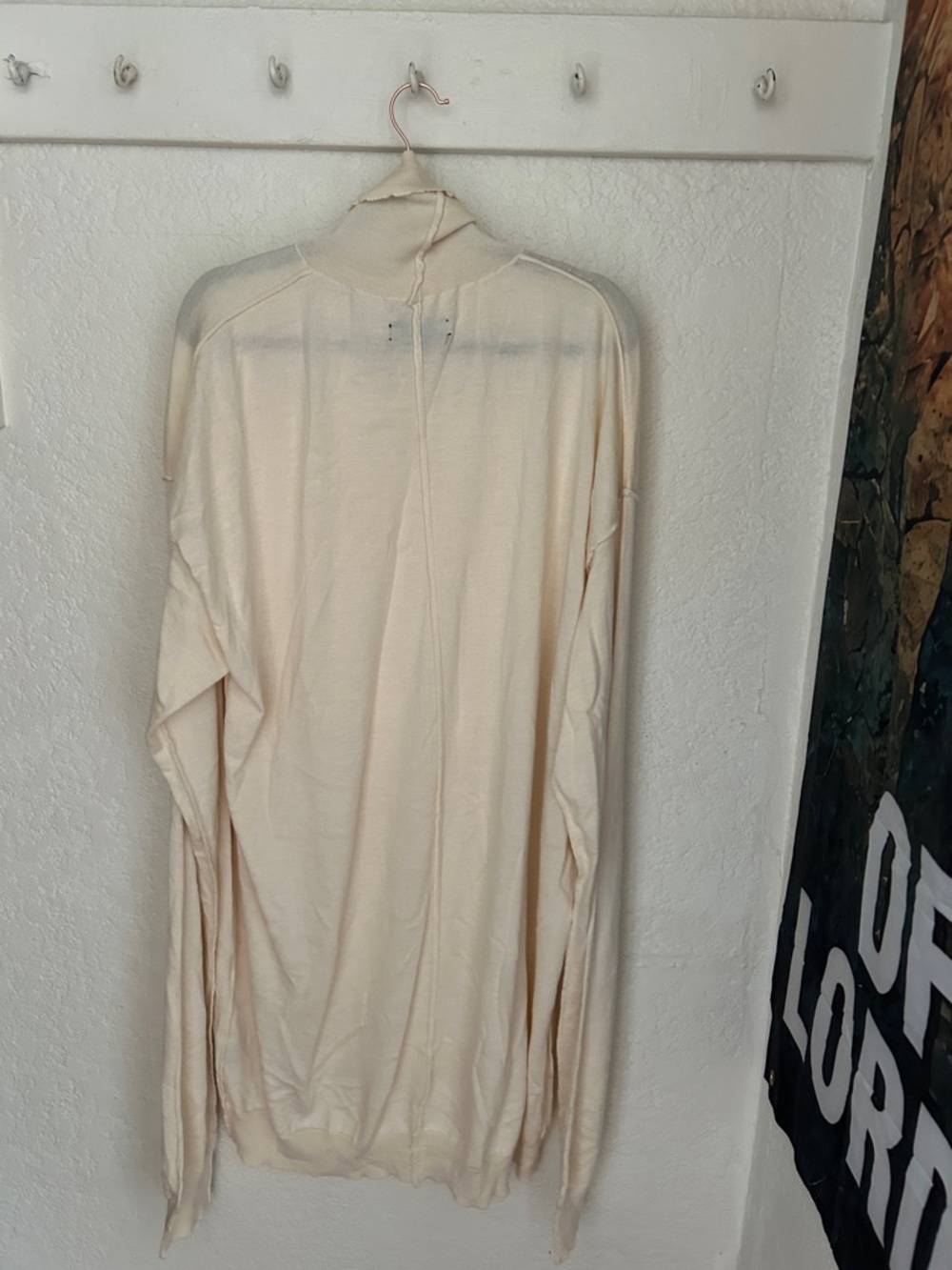 AMIRI Cream Turtleneck Long-Sleeve Dress - Picture 2 of 3